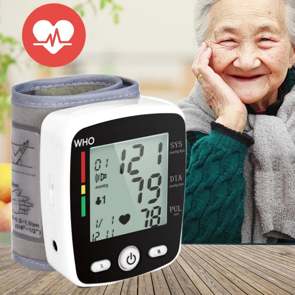 New CK-W355 HouseholdMonitor LCD Digtal Display Screen Voice Charging Wrist Sphygmomanometer 
New CK-W355 HouseholdMonitor LCD Digtal Display Screen Voice Charging Wrist Sphygmomanometer