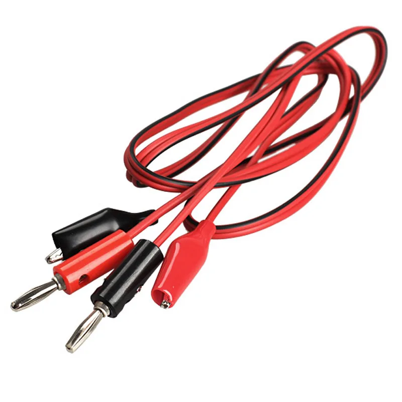 102 cm Electrical Clamp Alligator Testing Cord Lead Clip to Banana Plug for Multimeter Cable Leads Probe Test Accessories
102 cm Electrical Clamp Alligator Testing Cord Lead Clip to Banana Plug for Multimeter Cable Leads Probe Test Accessories