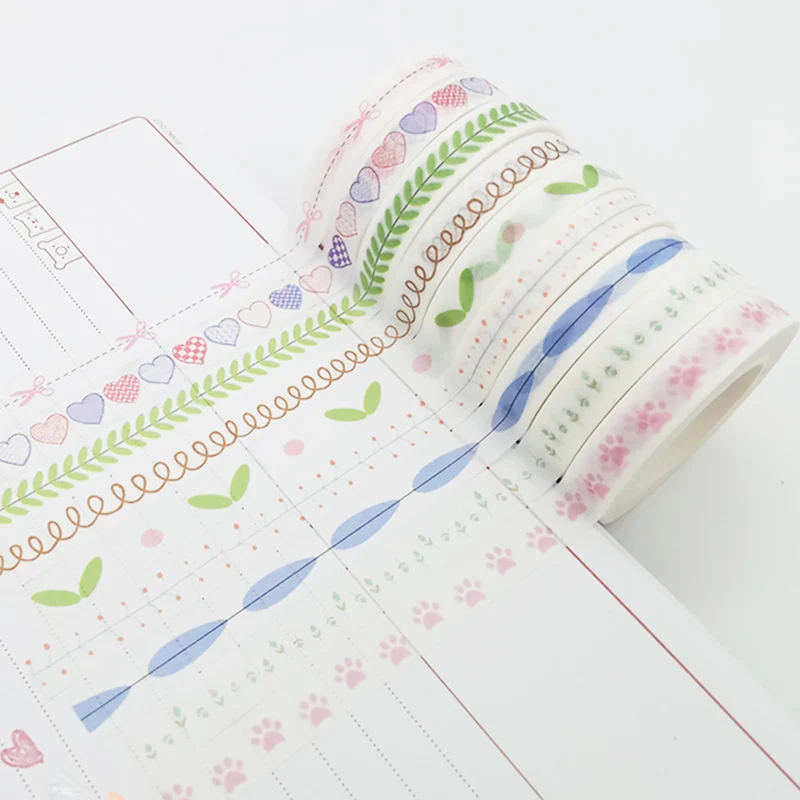 1 Pcs Small fresh Washi Tape Adhesive Stationery Decorative DIY Handmade Cute Scrapbooking Office Adhesive Tapes
1 Pcs Small fresh Washi Tape Adhesive Stationery Decorative DIY Handmade Cute Scrapbooking Office Adhesive Tapes