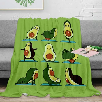 Avocado Yoga Throw Blanket Warm Microfiber Blanket Funny Design Avocado Yoga Coral Fleece Fabric Blanket For Bedroom
Avocado Yoga Throw Blanket Warm Microfiber Blanket Funny Design Avocado Yoga Coral Fleece Fabric Blanket For Bedroom