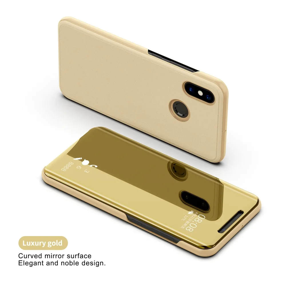 Luxury Smart Mirror Flip Case For Xiaomi Mi8 Pro/Lite Max3 Mix3 Mi 6X 5X Redmi Note6 6Pro Note5 5A Note4X Clear View Cover
Luxury Smart Mirror Flip Case For Xiaomi Mi8 Pro/Lite Max3 Mix3 Mi 6X 5X Redmi Note6 6Pro Note5 5A Note4X Clear View Cover