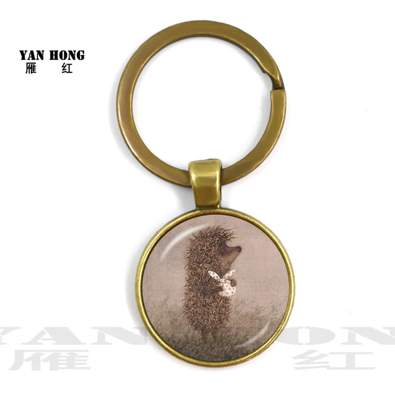 Little Hedgehog In The Fog Key Chains 25mm Glass Dome Keychain Yozhik v tumane Creative Jewelry For Women Men Kids Gift
Little Hedgehog In The Fog Key Chains 25mm Glass Dome Keychain Yozhik v tumane Creative Jewelry For Women Men Kids Gift