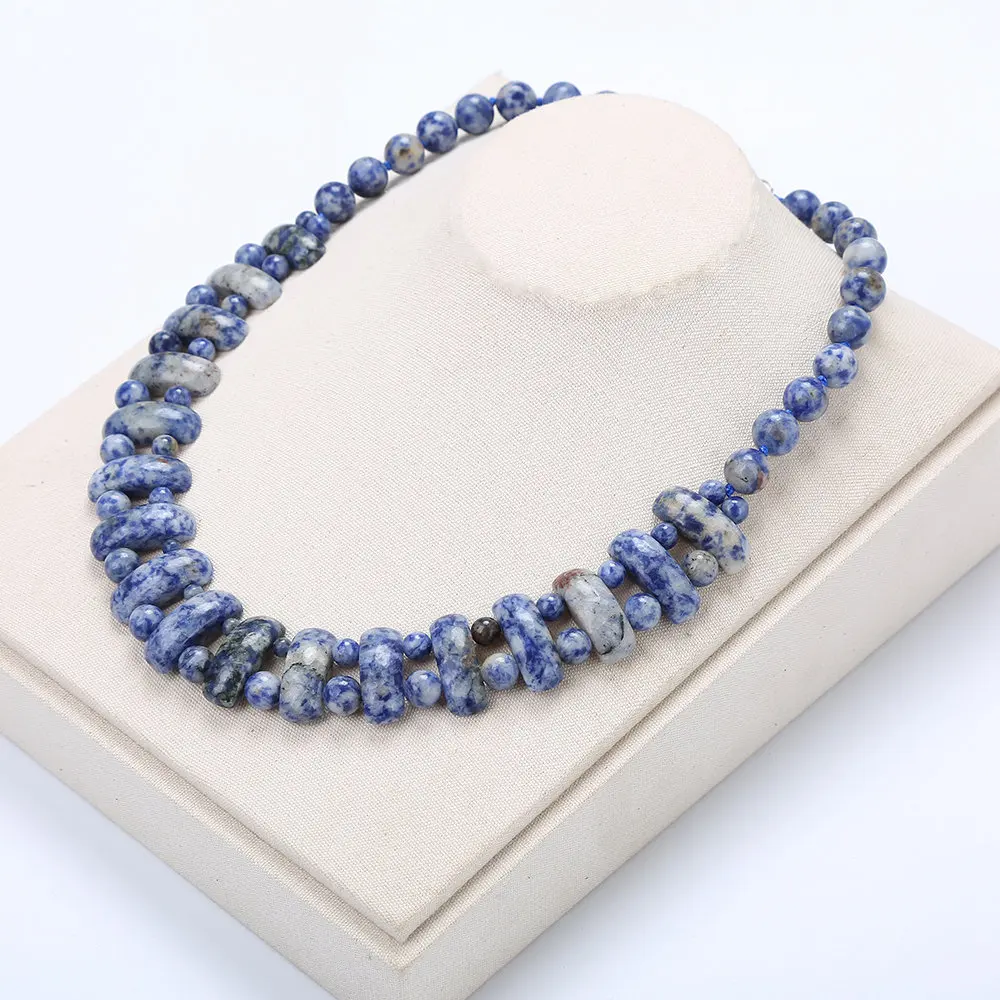 Blue-Veinstone Necklace Natural Stone Crystal Ladies Pearl Chain Casual Handmade Pendant Necklace Ball Game Of Thrones Necklace
Blue-Veinstone Necklace Natural Stone Crystal Ladies Pearl Chain Casual Handmade Pendant Necklace Ball Game Of Thrones Necklace