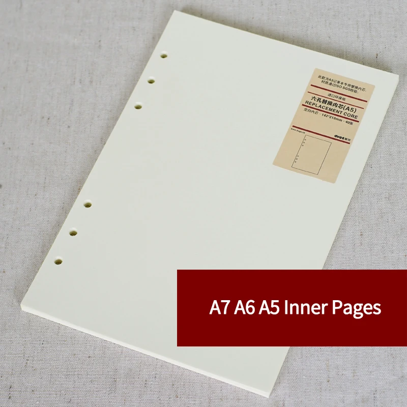 A5 A6 A7 Loose-Leaf Notebook Refill Spiral Binder Planner Inner Page Inside Paper Dairy Weekly Monthly Plan To do Line Dot grid
A5 A6 A7 Loose-Leaf Notebook Refill Spiral Binder Planner Inner Page Inside Paper Dairy Weekly Monthly Plan To do Line Dot grid