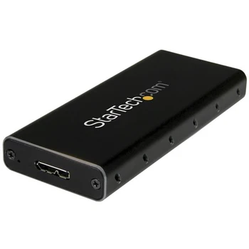 StarTech.com USB 3.1 (10Gbps) mSATA Drive Enclosure - Aluminum, SSD enclosure, mSATA, 10 Gbit/s, USB connectivity, Black,Silver
StarTech.com USB 3.1 (10Gbps) mSATA Drive Enclosure - Aluminum, SSD enclosure, mSATA, 10 Gbit/s, USB connectivity, Black,Silver