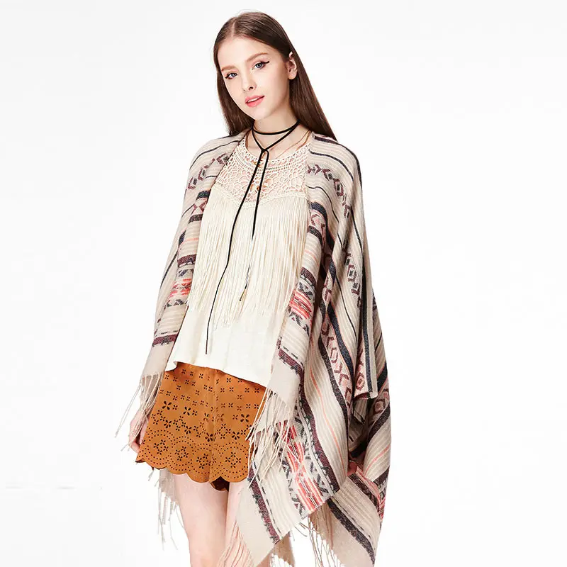 Fashion 2018 Spring Knitting Print Shawls Women New Poncho British Style Summer Sun Protection Female Cardigan Blanket Scarf
Fashion 2018 Spring Knitting Print Shawls Women New Poncho British Style Summer Sun Protection Female Cardigan Blanket Scarf
