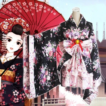 Heavy cherry blossoms sakura Janpanese kimono cosplay costumes for women vestido princess lolita dress Maid service onesie
Heavy cherry blossoms sakura Janpanese kimono cosplay costumes for women vestido princess lolita dress Maid service onesie