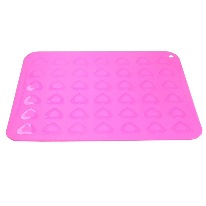 Silicone bakeware 42 Hearts Shape Macaroon Molds Muffin Oven Pad Baking Tray Liner Cake Pastry Macaron Mat waffle maker
Silicone bakeware 42 Hearts Shape Macaroon Molds Muffin Oven Pad Baking Tray Liner Cake Pastry Macaron Mat waffle maker