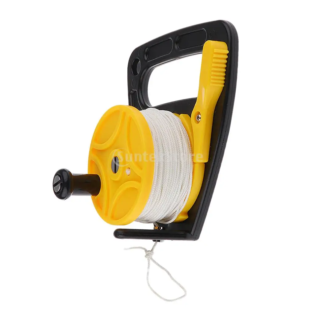 Heavy Duty SMB Reel Dive Wreck Underwater Scuba Diving Dive Reel 150ft Line with Thumb Stopper