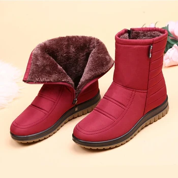 Women boots 2018 winter new women's boots non-slip waterproof Flexible & lightweight warm mother fur plus size ankle boots
Women boots 2018 winter new women's boots non-slip waterproof Flexible & lightweight warm mother fur plus size ankle boots