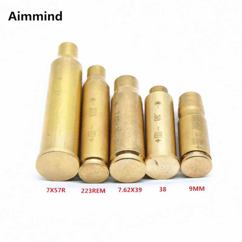 Тактические аксессуары 7X57R 223REM 7.62X39 38 9 мм красный Калибр лазерный Диаметр прицел
