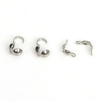 New Arrival 50pcs Cords End Cover Stainless Steel Connectors to Link Clasp Jewelry Findings For DIY Bracelet Jewelry Making
New Arrival 50pcs Cords End Cover Stainless Steel Connectors to Link Clasp Jewelry Findings For DIY Bracelet Jewelry Making