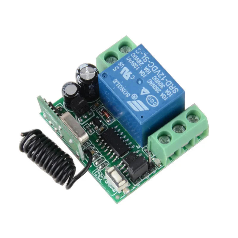 Mini Size Receiver 12V 1CH 10A Wireless Remote Control Switch 315Mhz 433MHZ Access Door Control System
Mini Size Receiver 12V 1CH 10A Wireless Remote Control Switch 315Mhz 433MHZ Access Door Control System