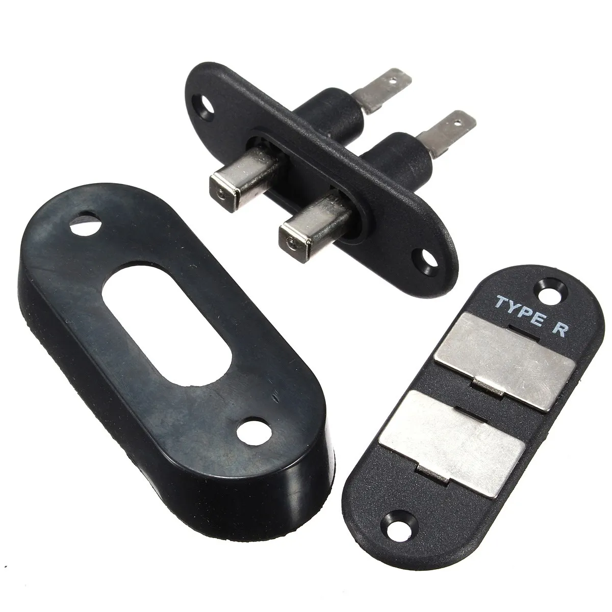 One set Black Sliding Door Contact Switch For Van Central Locking Systems Car Alarm
One set Black Sliding Door Contact Switch For Van Central Locking Systems Car Alarm