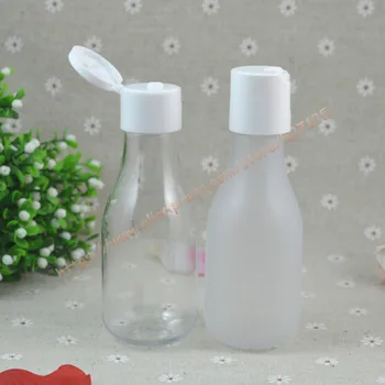 100ml clear frosted pear shaped PET bottle with white flip/disc lid.essential oil/liquid/moisturizer/facial water container
100ml clear frosted pear shaped PET bottle with white flip/disc lid.essential oil/liquid/moisturizer/facial water container