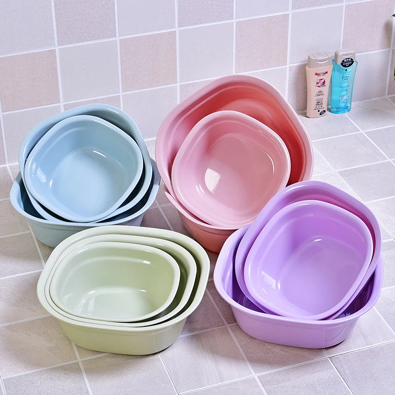 Plain color three sizes plastic wash laundry dishwashing household basin children small washbasin home decoration
Plain color three sizes plastic wash laundry dishwashing household basin children small washbasin home decoration