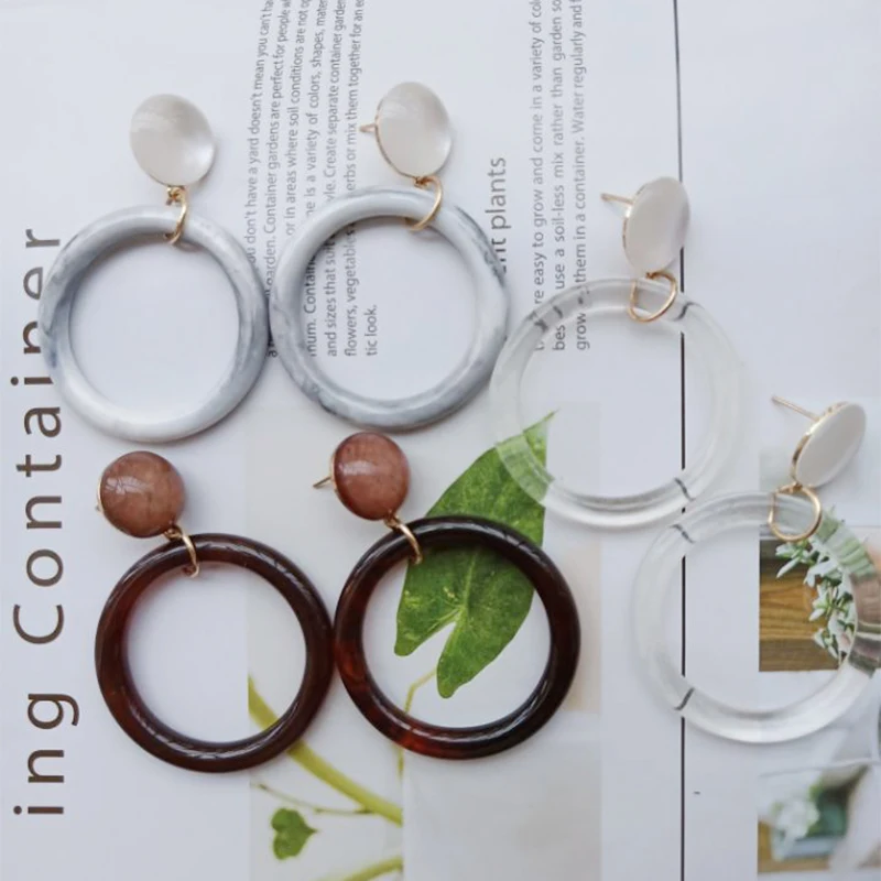 Simple & Versatile Acetic Acid Round Ring Small Cute Autumn and Winter New Resin Earrings Network Reds Recommended factory S010
Simple & Versatile Acetic Acid Round Ring Small Cute Autumn and Winter New Resin Earrings Network Reds Recommended factory S010