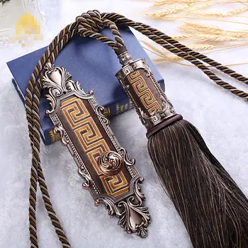 4 PCS/set 2 Holdbacks + 2 tieback luxury high class French embroidery curtain Holdbacks wall hook tieback N100
4 PCS/set 2 Holdbacks + 2 tieback luxury high class French embroidery curtain Holdbacks wall hook tieback N100