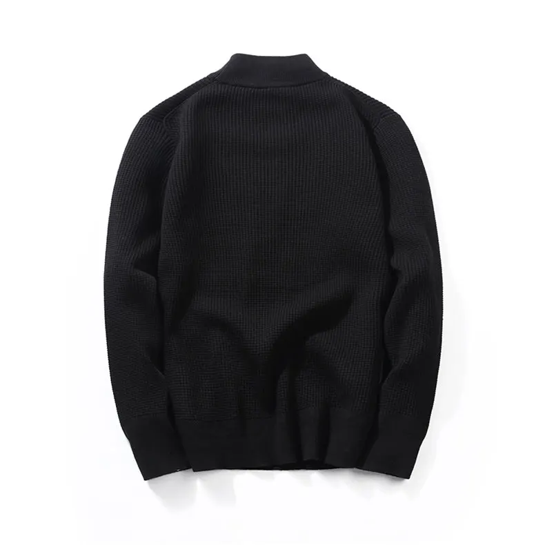 2018 Winter Mock-Neck Pullover Men Cotton Thicken Knitted Turtlenck Sweater Men Autumn Turtle-neck Mens Sweaters Drop-shipping 05