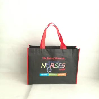 Wholesales 500pcs/lot Custom Economical High Quality Black Non Woven Shopping Bags with Red Handles Promotional Grocery Handbags
Wholesales 500pcs/lot Custom Economical High Quality Black Non Woven Shopping Bags with Red Handles Promotional Grocery Handbags