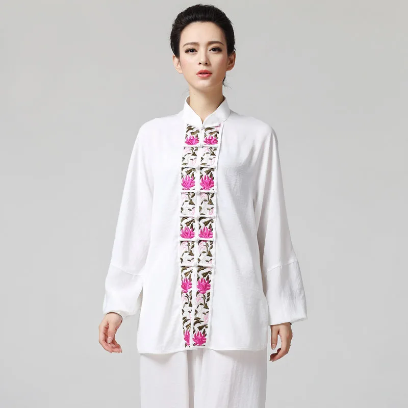 Chinese Tai Chi clothing kung fu suit martial arts taijiquan performance uniform morning exercise clothes taiji uniform woman
Chinese Tai Chi clothing kung fu suit martial arts taijiquan performance uniform morning exercise clothes taiji uniform woman