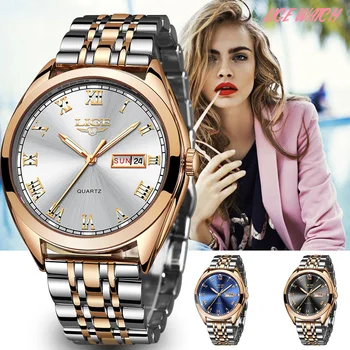 2019 LIGE New Rose Gold Women Watch Business Quartz Watch Ladies Top Brand Luxury Female Wrist Watch Girl Clock Relogio Feminino
2019 LIGE New Rose Gold Women Watch Business Quartz Watch Ladies Top Brand Luxury Female Wrist Watch Girl Clock Relogio Feminino
