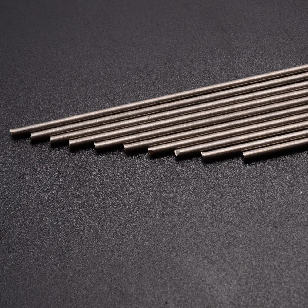 

10pcs 250mm Length TC4 Titanium Bar 2mm Diameter 6al-4v Round Ti Gr.5 Welding Grade 5 Rods