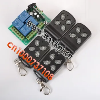 DC12V 4CH RF Wireless Remote Control System 4 transmitter and 1 receiver universal gate remote control /radio receiver
DC12V 4CH RF Wireless Remote Control System 4 transmitter and 1 receiver universal gate remote control /radio receiver