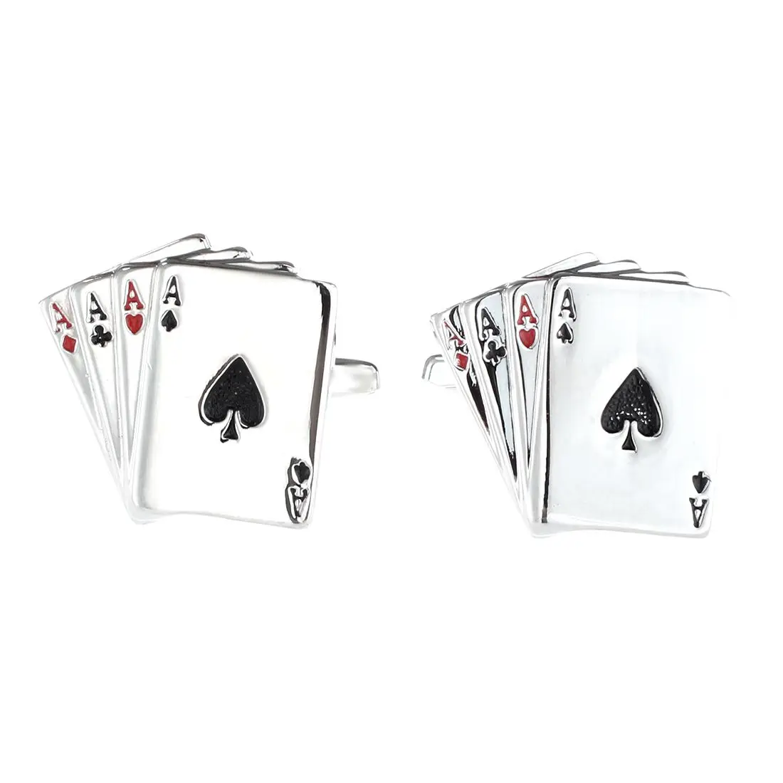 Jewelery Men's Cufflinks - Poker Card - Spade A - Alloy - Wedding - Fantasy - for Men - Red Black Silver
Jewelery Men's Cufflinks - Poker Card - Spade A - Alloy - Wedding - Fantasy - for Men - Red Black Silver