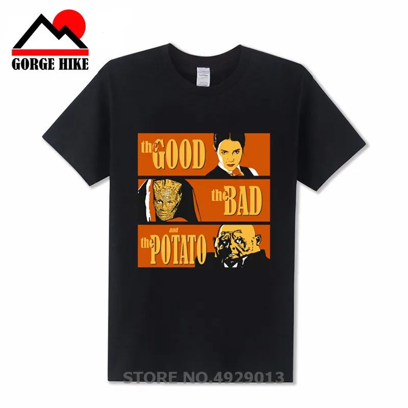 2019 The Good Bad Potato doctor who T Shirt Short Sleeve Men's Human's Face T-shirt Hiphop Cotton Crewneck Pharaoh unny T Shirts
2019 The Good Bad Potato doctor who T Shirt Short Sleeve Men's Human's Face T-shirt Hiphop Cotton Crewneck Pharaoh unny T Shirts