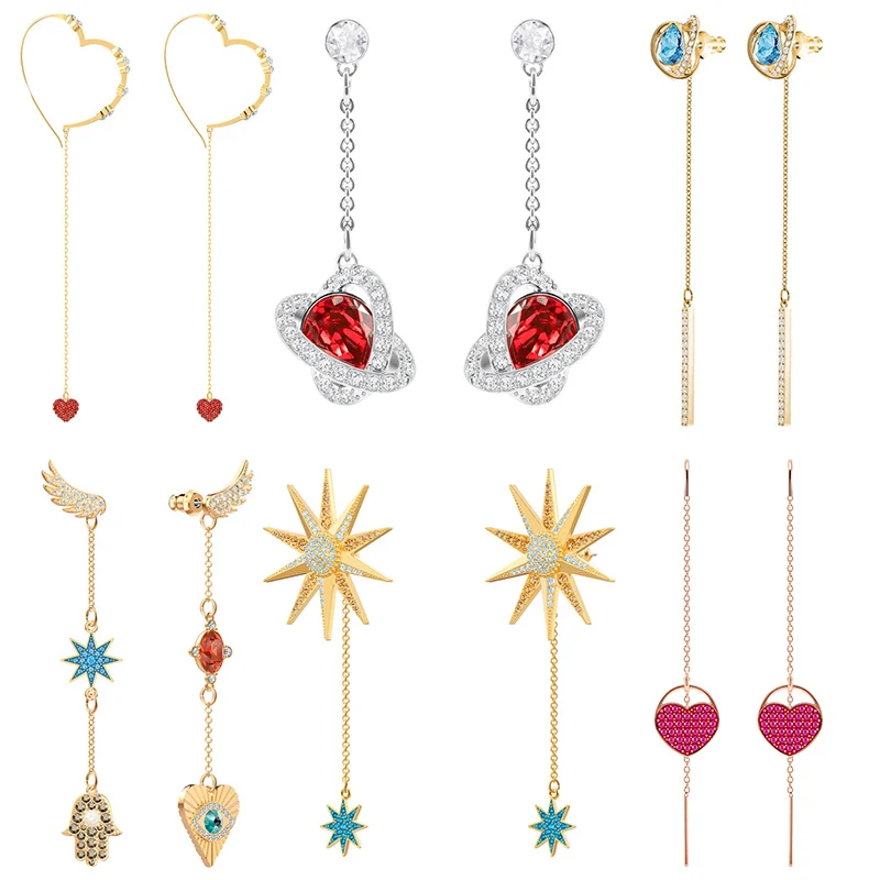 SERVICE YOU Fashion 100% Sterling Silver Original 1:1 High Quality LUCKY GODDESS Earring Women Jewelry Free Mail
SERVICE YOU Fashion 100% Sterling Silver Original 1:1 High Quality LUCKY GODDESS Earring Women Jewelry Free Mail