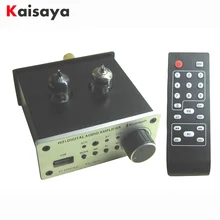 6J1/6J2 желчи ламповый предусилитель amplifie Bluetooth V4.2 плата трубного предусилителя с пульта дистанционного управления DC12V-15V RCA вход(China)