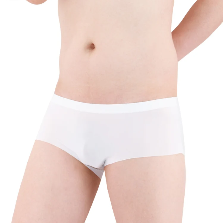 Cockcon Second Generative Trackless male trigonometric panties mens solid low waist Thin ice silk boxers underwear 1385
Cockcon Second Generative Trackless male trigonometric panties mens solid low waist Thin ice silk boxers underwear 1385