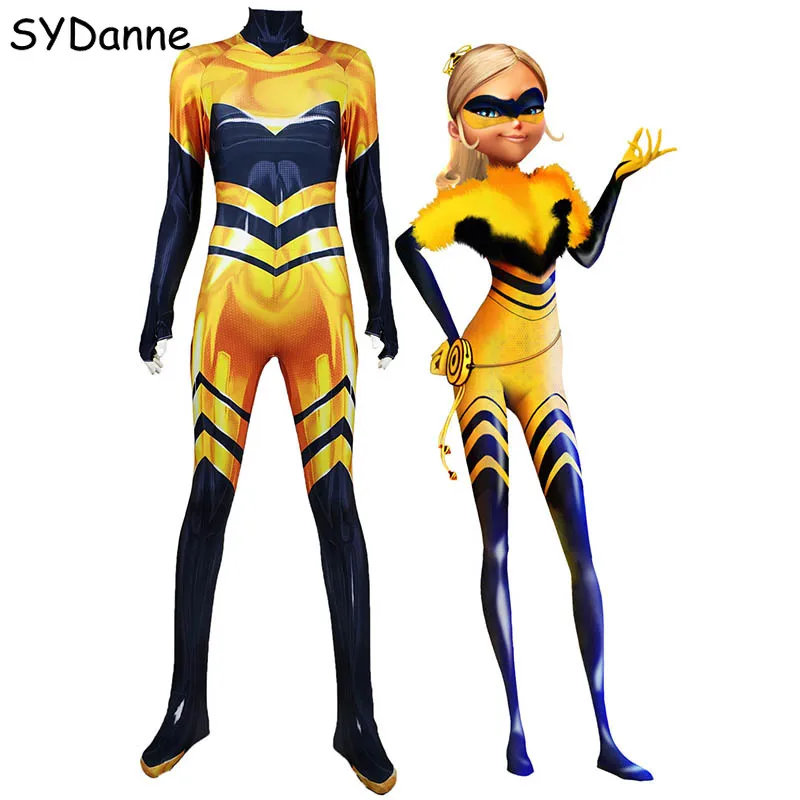 Anime Queen Bee Ladybug Girls Jumpsuits Bodysuits Cosplay Costumes Ladybug Zentai Halloween Party Lady Bug Costume Suit Clothing
Anime Queen Bee Ladybug Girls Jumpsuits Bodysuits Cosplay Costumes Ladybug Zentai Halloween Party Lady Bug Costume Suit Clothing