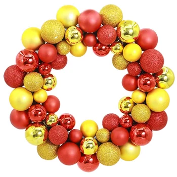 Christmas Wreath Ball Ornaments Shatterproof Front Door Window Hanging Xmas Decoration
Christmas Wreath Ball Ornaments Shatterproof Front Door Window Hanging Xmas Decoration