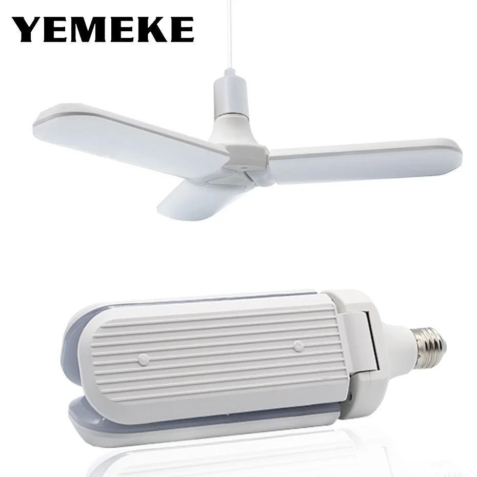 Newest E27 LED Bulb SMD2835 45W 60W Super Bright Foldable Fan Lamp 95-265V 228leds 304leds Home Energy Saving Lights Ampoule
Newest E27 LED Bulb SMD2835 45W 60W Super Bright Foldable Fan Lamp 95-265V 228leds 304leds Home Energy Saving Lights Ampoule