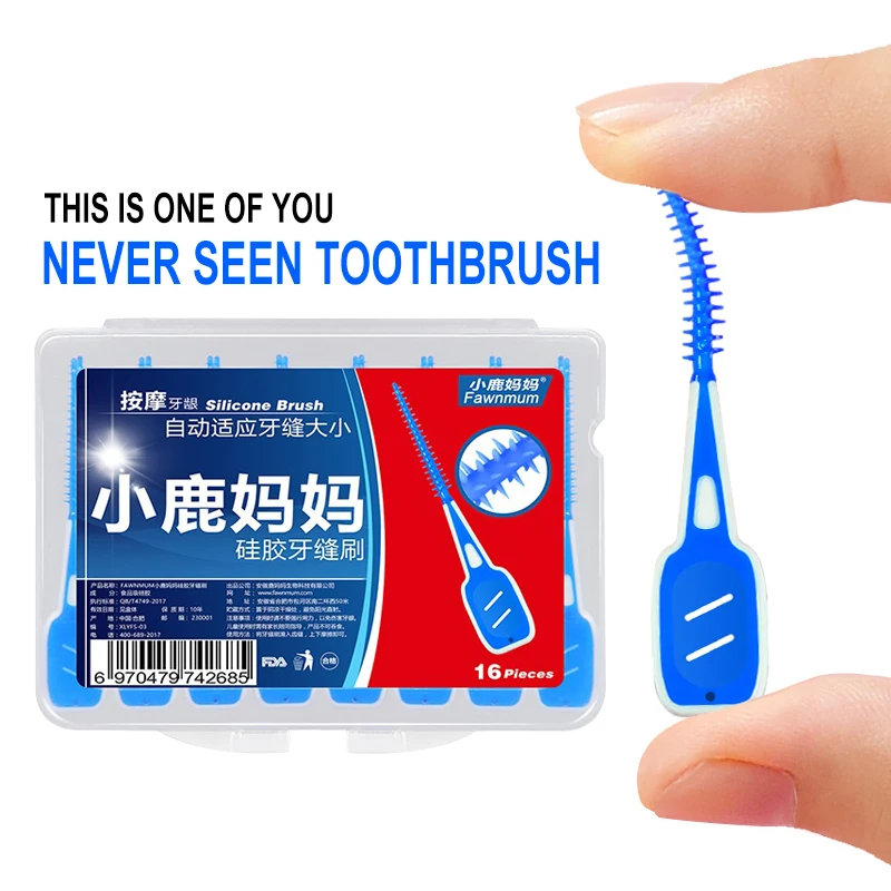 16pcs/box Disposable Soft Silicone Dental Floss Interdental Tooth Picks Brush Teeth Cleaning Stick Oral Care Floss Sticks
16pcs/box Disposable Soft Silicone Dental Floss Interdental Tooth Picks Brush Teeth Cleaning Stick Oral Care Floss Sticks