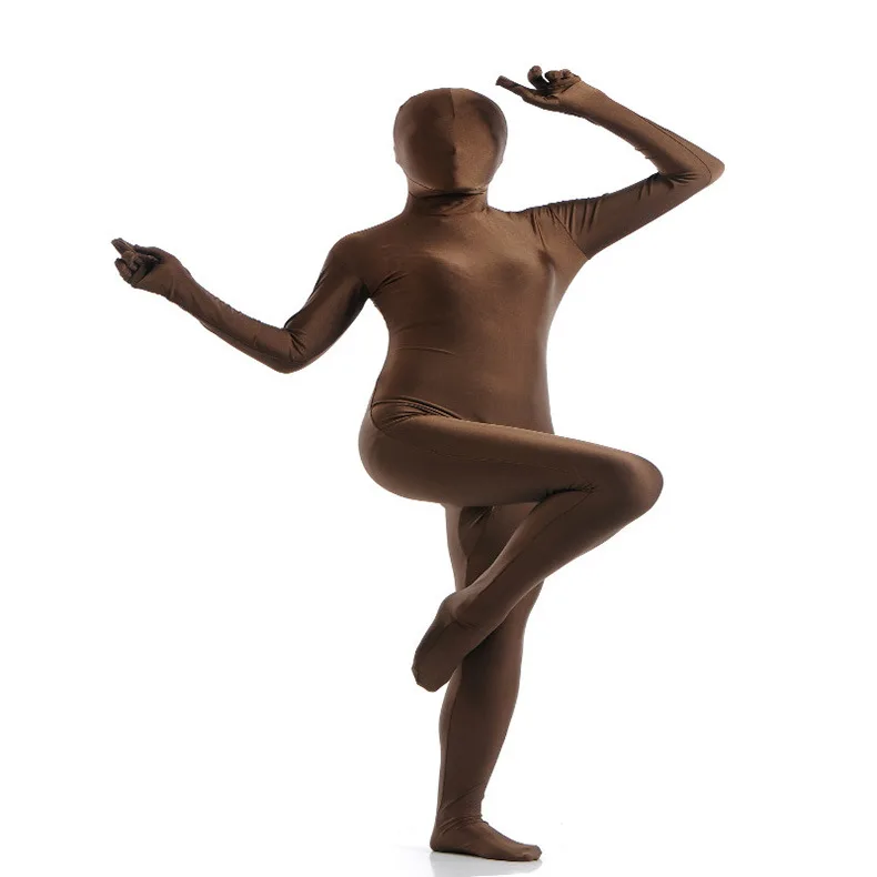 (SCF035) Brown Spandex Nylon Lycra Fetish Zentai Suit Full Body Unisex Second Skin Transparent Tight
(SCF035) Brown Spandex Nylon Lycra Fetish Zentai Suit Full Body Unisex Second Skin Transparent Tight