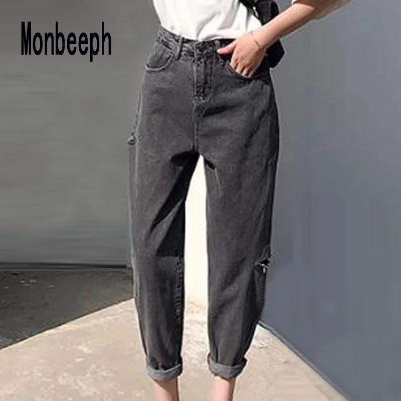Monbeeph Hole ripped jeans women harem pants loose ankle-length pants Boyfriends For woman Ladies pencil jeans
Monbeeph Hole ripped jeans women harem pants loose ankle-length pants Boyfriends For woman Ladies pencil jeans