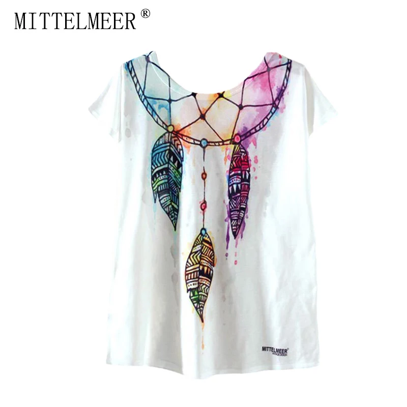 MITTELMEER New kawaii t Shirt Women harajuk Crew Neck Top Short Sleeve Watercolor necklace T-Shirts Summer Tee For Ladies
MITTELMEER New kawaii t Shirt Women harajuk Crew Neck Top Short Sleeve Watercolor necklace T-Shirts Summer Tee For Ladies