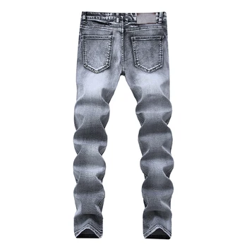 Fashion Casual Men Jeans Pants Fashion Straight Designer Denim Ripped Jeans For Male New Brand Retail Wholesale Skinny Cotton
Fashion Casual Men Jeans Pants Fashion Straight Designer Denim Ripped Jeans For Male New Brand Retail Wholesale Skinny Cotton