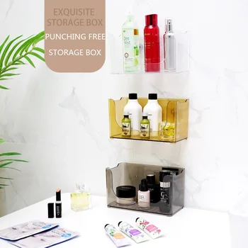 Make Up Organizer Wall Mount Cosmetics Storage Box Bathroom Makeup Shampoo Storage Holder Box Kitchen Seasoning Storage Shelf
Make Up Organizer Wall Mount Cosmetics Storage Box Bathroom Makeup Shampoo Storage Holder Box Kitchen Seasoning Storage Shelf