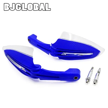 BJGLOBAL Pair Motorcycle Handguards with LED Light Hand Guards Protectors For Yamaha mt07 mt09 7/8" Handlebars Blue
BJGLOBAL Pair Motorcycle Handguards with LED Light Hand Guards Protectors For Yamaha mt07 mt09 7/8" Handlebars Blue