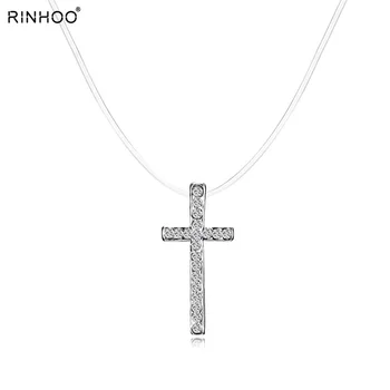 CZ Crystal Zircon Stone Silver color Chain Necklace Elegant Fashion Cross Pendant For Women Wedding Party Gift Jewelry
CZ Crystal Zircon Stone Silver color Chain Necklace Elegant Fashion Cross Pendant For Women Wedding Party Gift Jewelry
