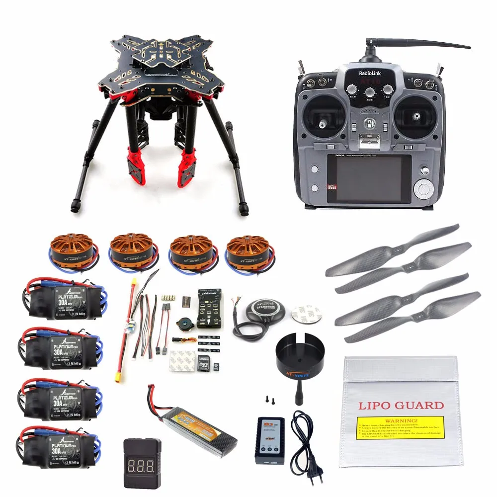 DIY GPS Drone RC Quadcopter HMF U580 Totem Series PIX Flight Control 700KV Motor 30A ESC Radiolink AT10 TX&RX Full set
DIY GPS Drone RC Quadcopter HMF U580 Totem Series PIX Flight Control 700KV Motor 30A ESC Radiolink AT10 TX&RX Full set
