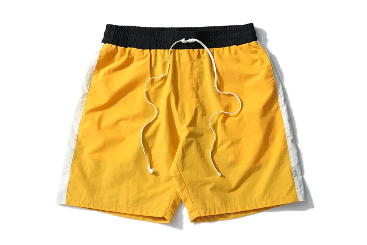 Aolamegs Shorts Men Harajuku Side Striped Bermuda Beach Knee-length Shorts Elastic Mens Sweatpants Casual Fashion Streetwear (19)