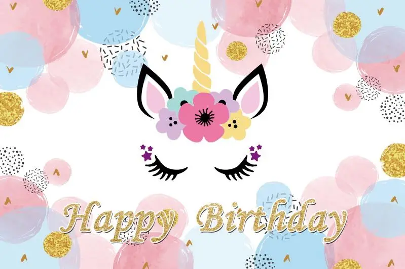 Laeacco Unicorn Party Backdrops Flower Polka Dots Golden Birthday Child Portrait Photographic Background Photocall Photo Studio
Laeacco Unicorn Party Backdrops Flower Polka Dots Golden Birthday Child Portrait Photographic Background Photocall Photo Studio