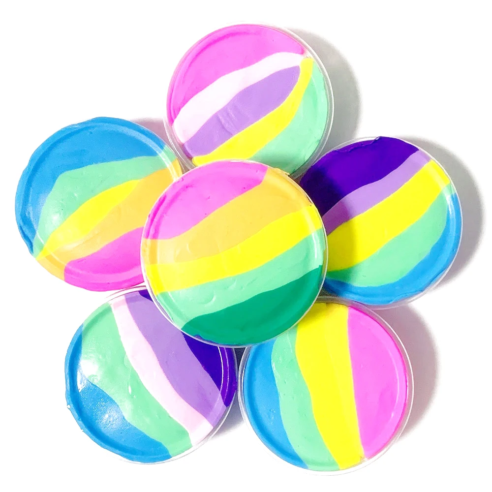 60ML DIY Rainbow Color Fluffy Slime Clay polymer Plasticine Stress Relief Interesting Toy additives for slices Children Kid Gift
60ML DIY Rainbow Color Fluffy Slime Clay polymer Plasticine Stress Relief Interesting Toy additives for slices Children Kid Gift