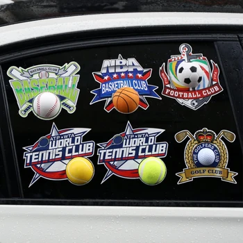 New 3D Football Basketball Baseball Car Stickers Stylish Car Body Cover Sports Car Styling Decal Tennis Car Accessory 
New 3D Football Basketball Baseball Car Stickers Stylish Car Body Cover Sports Car Styling Decal Tennis Car Accessory