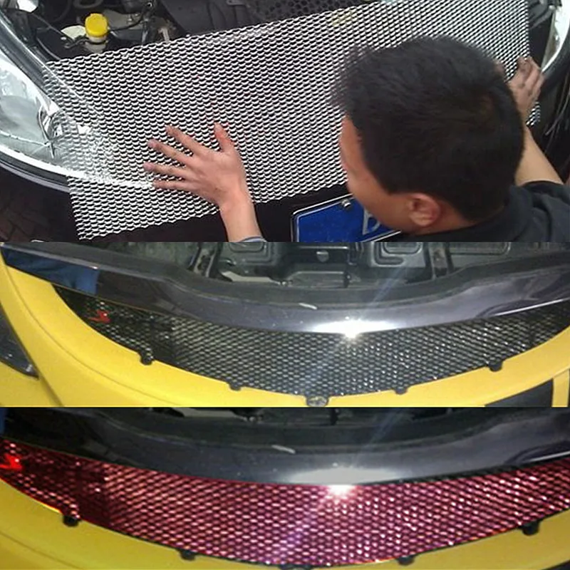 Autoleader Universal 100x33cm Car Racing Grille Net Aluminum Car Vehicle Black Body Grille Net Mesh Black /Silver Send at random
Autoleader Universal 100x33cm Car Racing Grille Net Aluminum Car Vehicle Black Body Grille Net Mesh Black /Silver Send at random